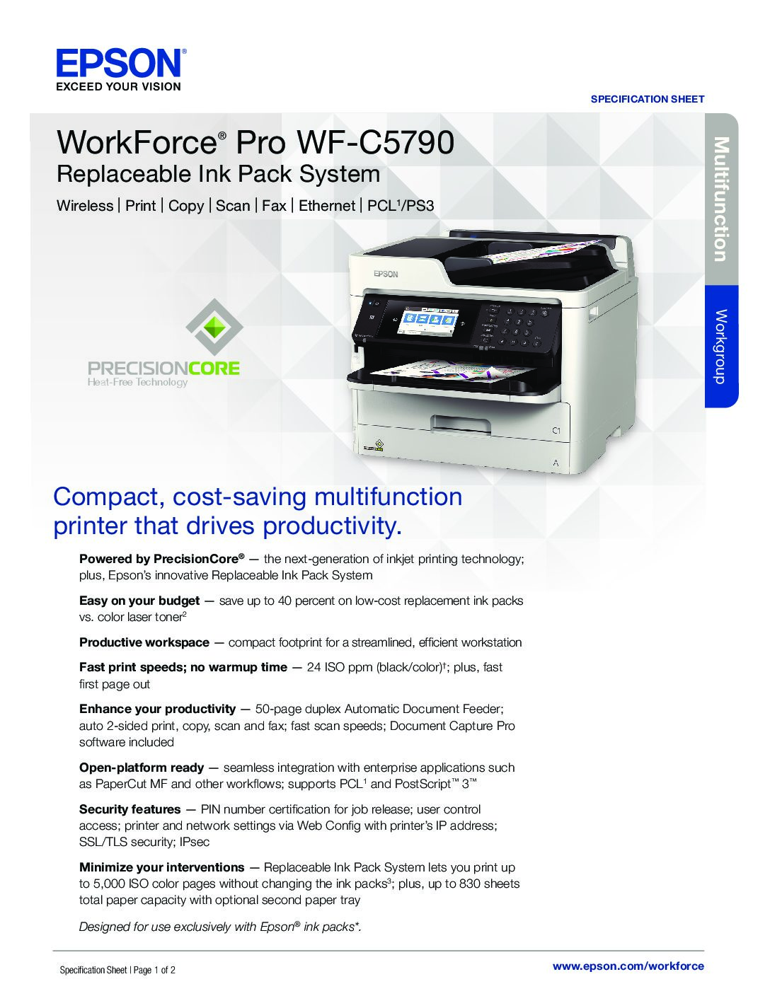 replaceable ink pack system